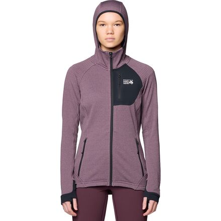 Polartec Power Grid Full-Zip Hooded Jacket  - Women's