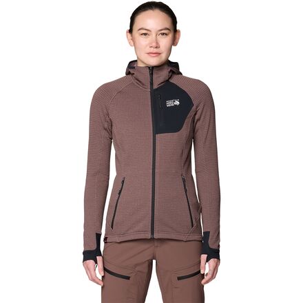 Polartec Power Grid Full-Zip Hooded Jacket  - Women's