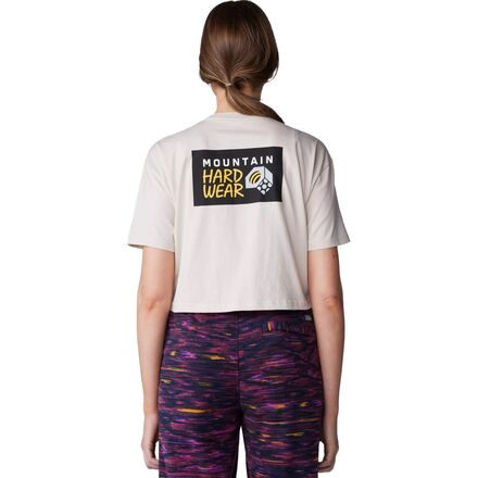Box Logo Boxy Crop Short-Sleeve Top - Women's