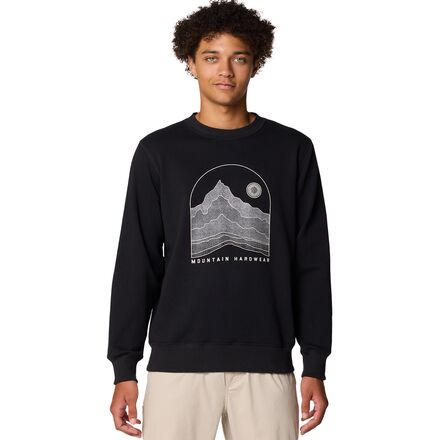 Mountain Sunset Pullover Crew Sweatshirt - Men's