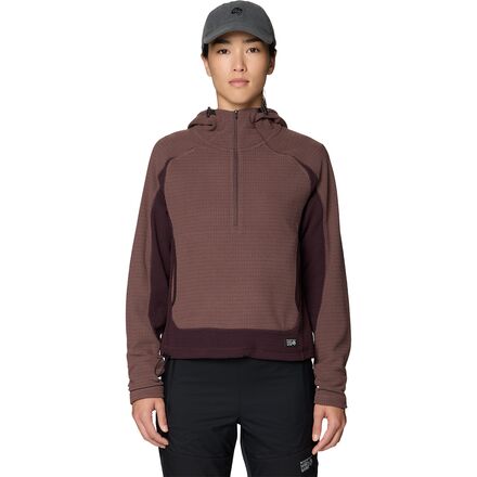 Summit Grid 1/2-Zip Hoodie - Women's