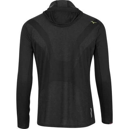 Mizuno - Breath Thermo Body Mapping Hooded Shirt - Men's