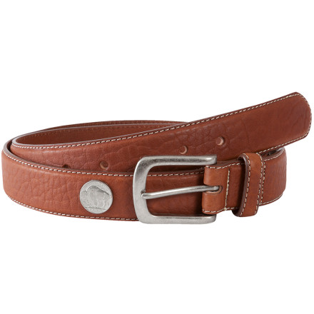 Bison Leather Concho Belt