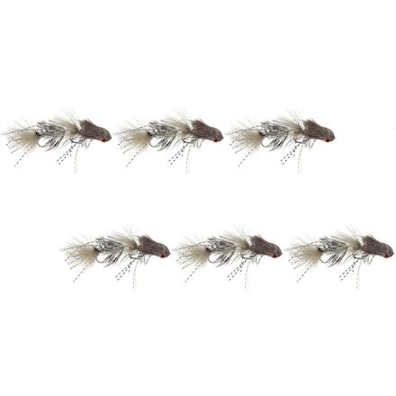 Montana Fly Company - Galloup's Dungeon- 6 Pack - Grey