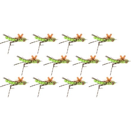 Montana Fly Company - Dunnigan's Young Grasshoppa - 12 Pack