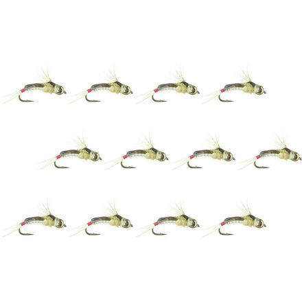 Montana Fly Company - Silverman's Bh  Epoxy Back Red Tag Sally - 12 Pack