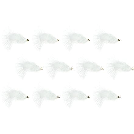 Montana Fly Company - Coffee's Sparkle Minnow - 12 Pack - Pearl Gold