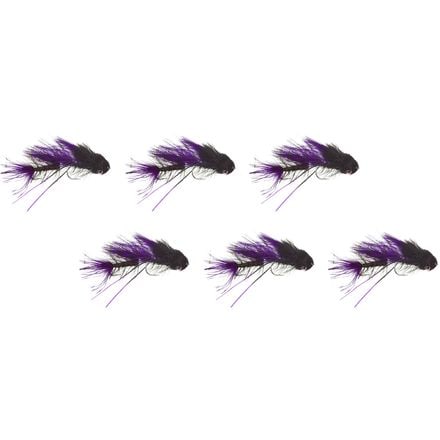 Montana Fly Company - Galloup's Mini Dungeon - 6 Pack - Black