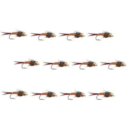 Montana Fly Company - BH Epoxyback Copper Nymph - 12-Pack - Nymph