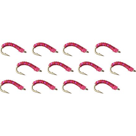 Montana Fly Company - Theo's Spark-a-Lid - 12-Pack - Red
