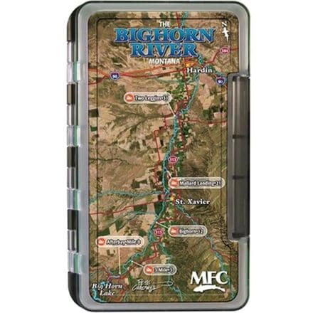 Montana Fly Company - Waterproof Fly Box - Bighorn River Map