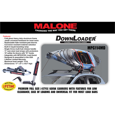 Malone Auto Racks - DownLoader Kayak Carrier