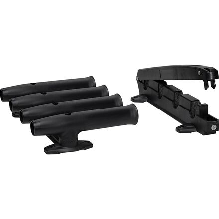 Malone Auto Racks - Striper-4 Fishing Rod Carrier - Black