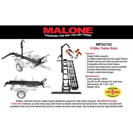 Malone Auto Racks - E-Bike Trailer Rack