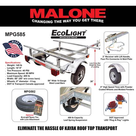 Malone Auto Racks - EcoLight Sport Trailer