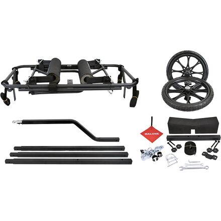 Malone Auto Racks - Forge BTB - Canoe & Kayak Cart W/Bike Tow Bar