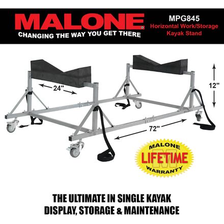 Malone Auto Racks - Horizontal Kayak Storage/Work Stand