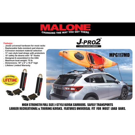 Malone Auto Racks - J-Pro 2 Kayak Carrier