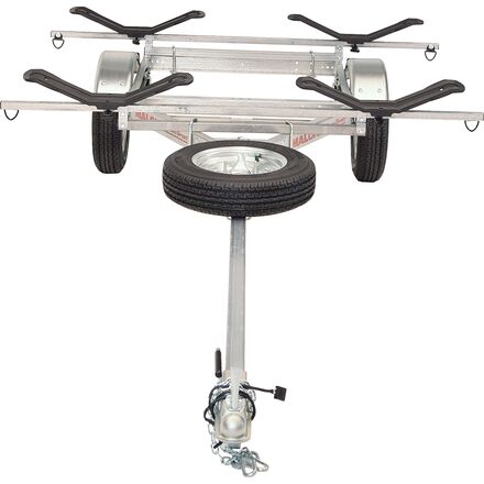 Malone Auto Racks - MicroSport Lowbed 2 Kayak Trailer With Spare Tire