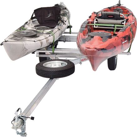 Malone Auto Racks - MicroSport Lowbed 2 Kayak Trailer With Spare Tire