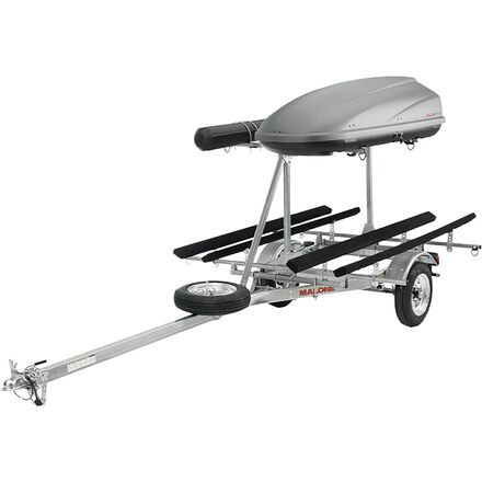 Malone Auto Racks - MicroSport Lowbed 2 Kayak Trailer With Spare Tire