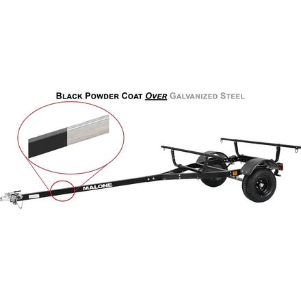 Malone Auto Racks - MicroSport Off-Road 4 Kayak Trailer With Spare Tire