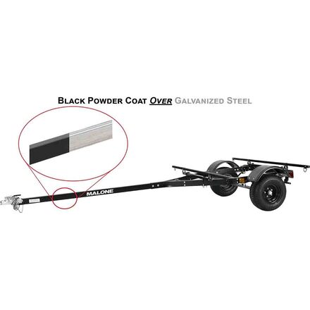 Malone Auto Racks - MicroSport Off-Road Lowbed 2 Kayak Trailer With Spare Tire