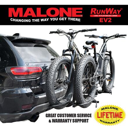 Malone Auto Racks - Runway EV2 - 2 Bike Platform Rack