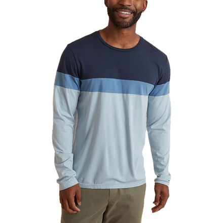 Marine Layer Jacob Pieced Crewneck T Shirt Men s Clothing