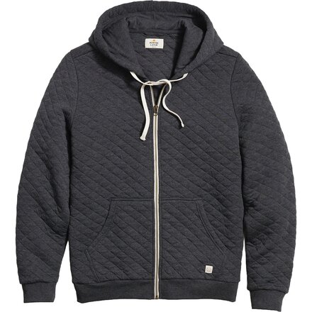 Marine Layer - Corbet Diamond Quilt Full-Zip Hoodie - Men's