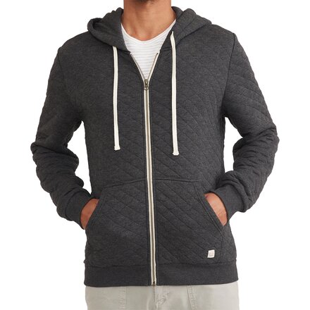 Marine Layer - Corbet Diamond Quilt Full-Zip Hoodie - Men's