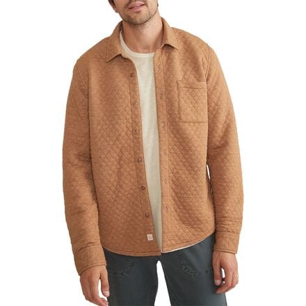 Marine Layer - Corbet Quilted Overshirt - Men's - Camel
