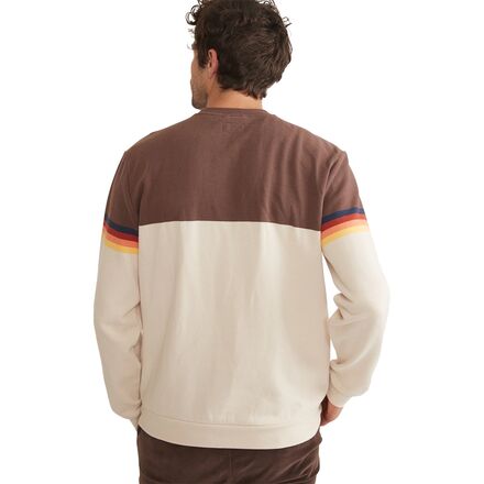 Marine Layer - Stripe Sleeve Sweatshirt - Men's