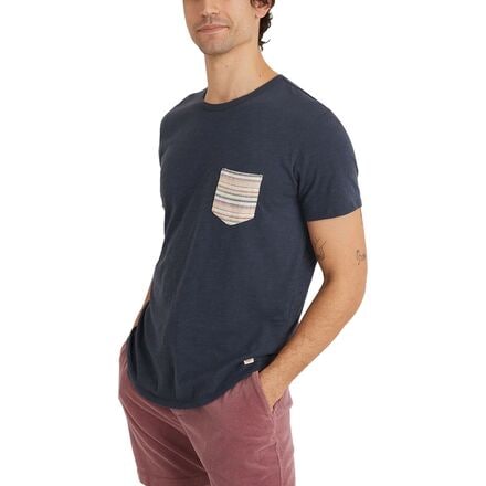 Marine Layer - Saddle Hem Contrast Pocket T-Shirt - Men's