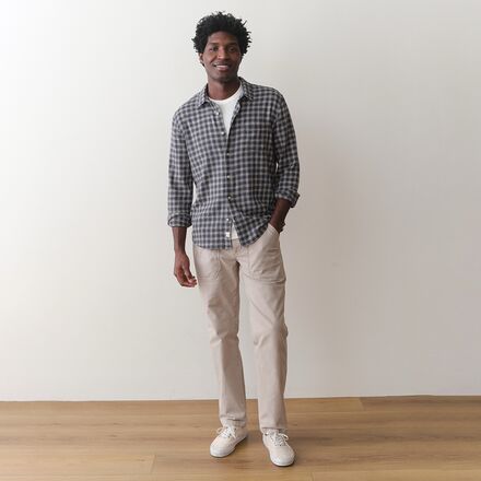 Marine Layer - Simple Stripe Stretch Selvage Long-Sleeve Shirt - Men's