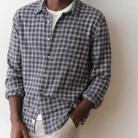 Marine Layer - Simple Stripe Stretch Selvage Long-Sleeve Shirt - Men's