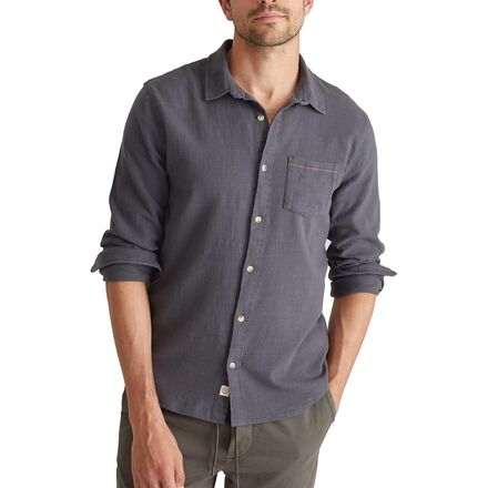 Solid GD Stretch Selvage Long-Sleeve Shirt - Men's