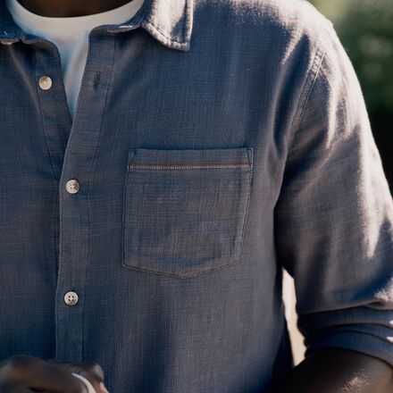 Marine Layer - Solid GD Stretch Selvage Long-Sleeve Shirt - Men's