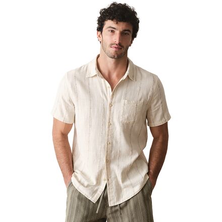 Stretch Selvage Simple Stripe Shirt - Men's