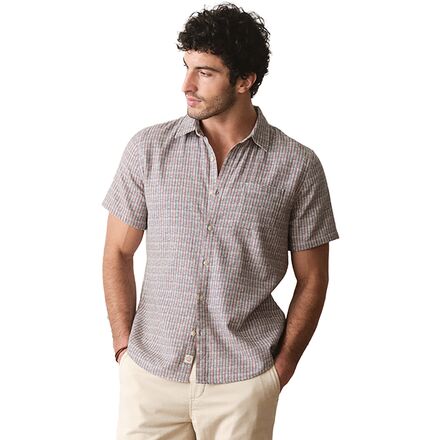 Stretch Selvage Simple Stripe Shirt - Men's