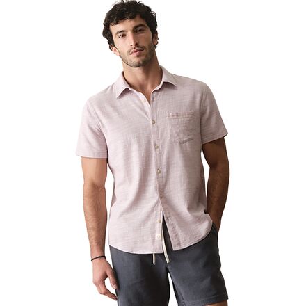 Stretch Selvage Simple Stripe Shirt - Men's