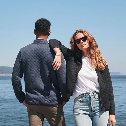 Marine Layer - Corbet Diamond Quilt Full Zip Jacket - Men's