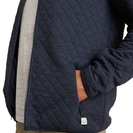 Marine Layer - Corbet Diamond Quilt Full Zip Jacket - Men's