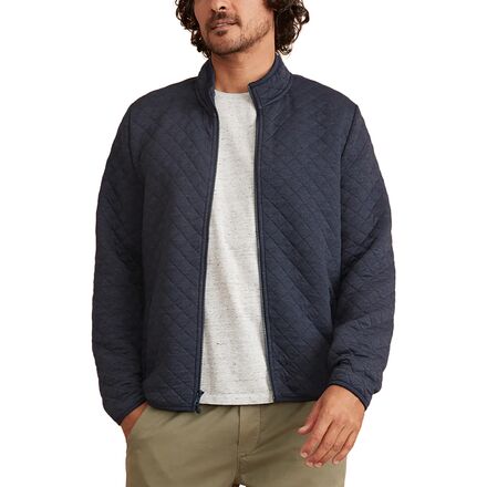 Marine Layer - Corbet Diamond Quilt Full Zip Jacket - Men's