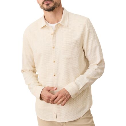 Long-Sleeve Classic Stretch Stripe Selvage Shirt - Men's