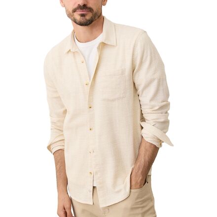 Marine Layer - Long-Sleeve Classic Stretch Stripe Selvage Shirt - Men's