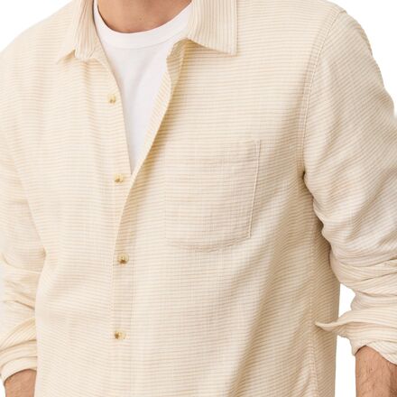 Marine Layer - Long-Sleeve Classic Stretch Stripe Selvage Shirt - Men's
