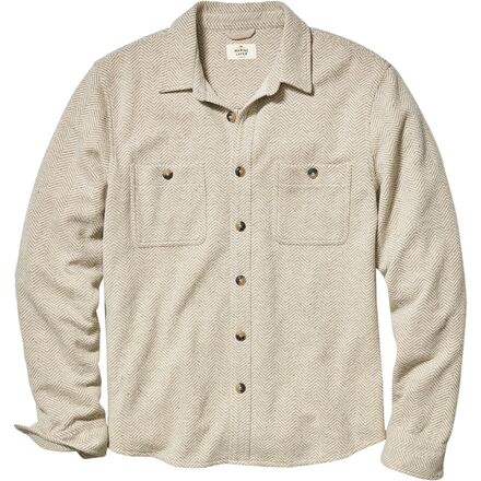 Marine Layer - Owen Herringbone Neps Overshirt - Men's