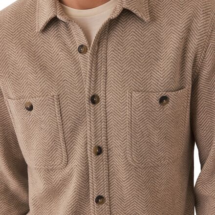Marine Layer - Owen Herringbone Neps Overshirt - Men's
