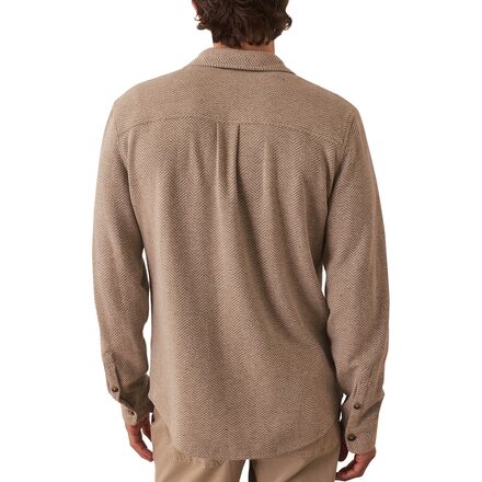 Marine Layer - Owen Herringbone Neps Overshirt - Men's